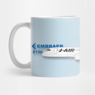 Japan Airlines Embraer E190 Mug